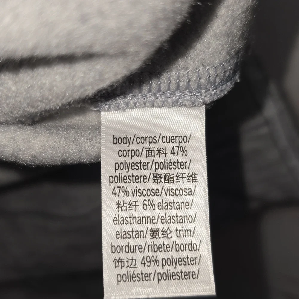 Victorias Secret Victoria Sport Deep VNeck Gray Sweatshirt Hoodie Women Size S/M - Picture 8 of 12